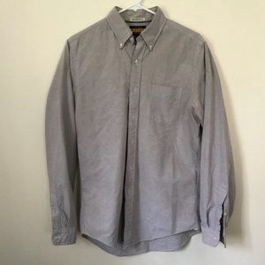 Ralph Lauren Rugby  Gray Oxford Shirt Medium